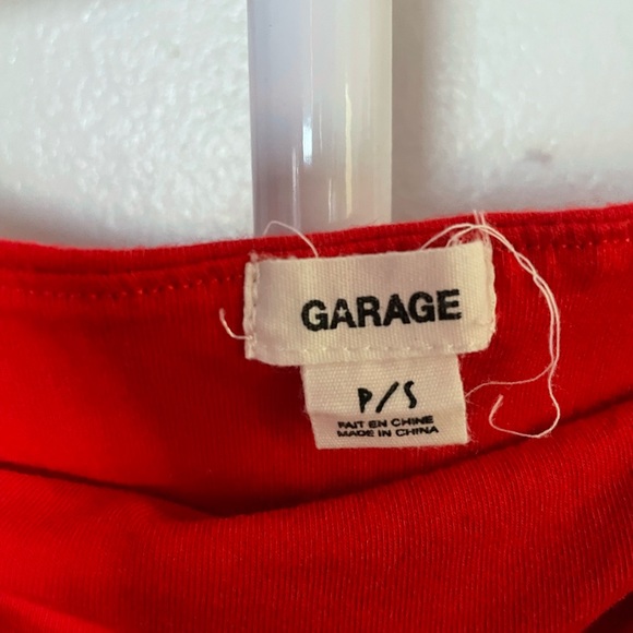 Garage Tops - Garage- Red Tube Top